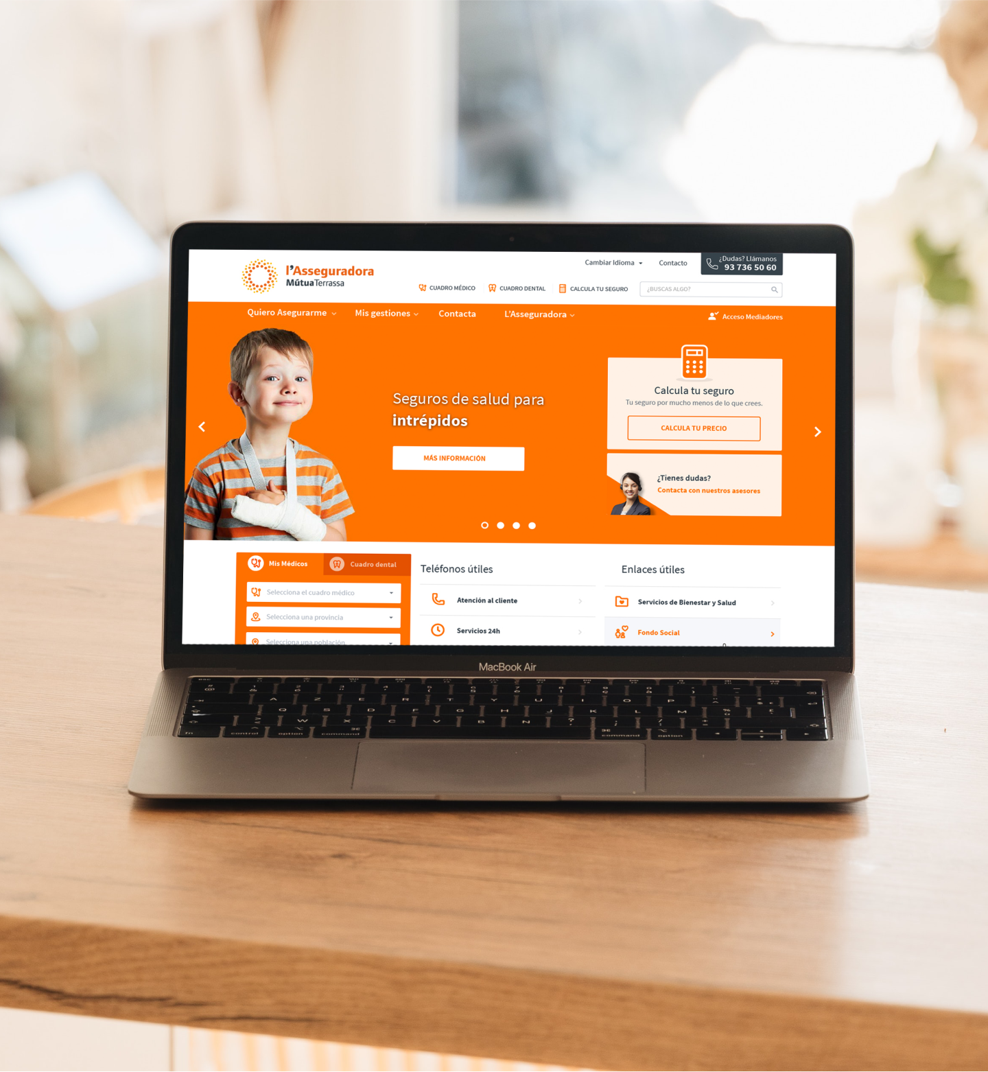 Screenshot of the project