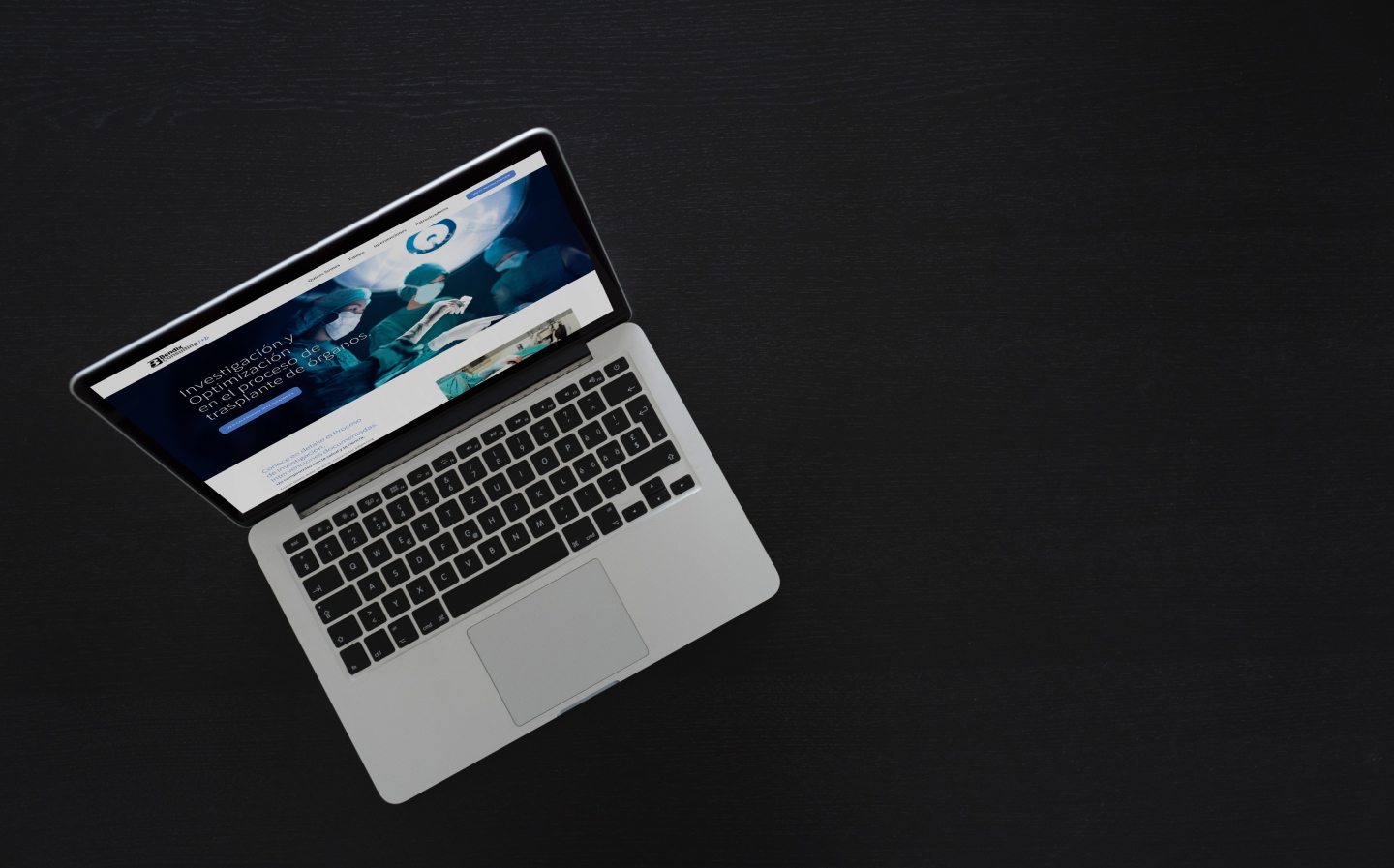 Screenshot of the project