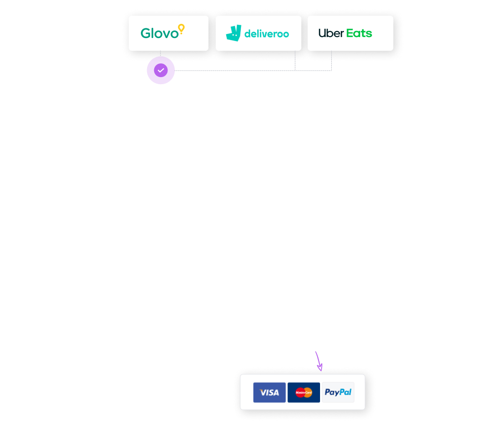 Logos de servicios para llevar a casa