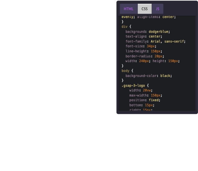 Exemple de codi CSS